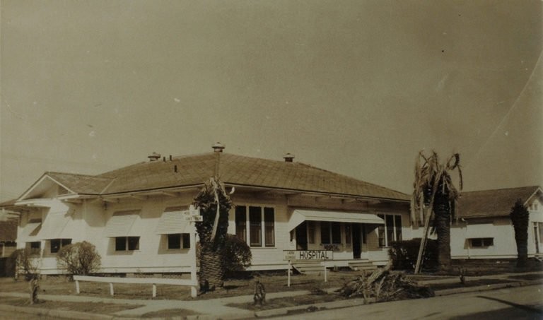 This 1923 photo shows the old Sugar land Hospital. 