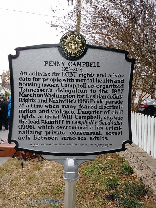 The Penny Campbell Historical Marker