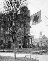 The Gardo House while the Red Cross resided in it. 