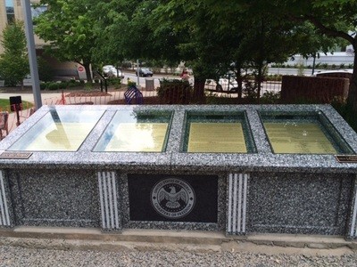 The four-page display for the U.S. Constitution
