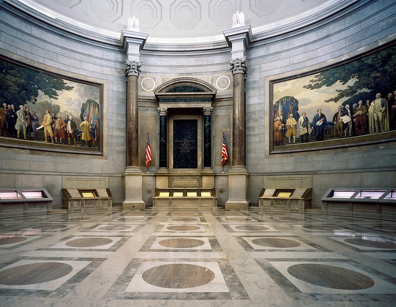 The Hall of Charters at the National Archives in Washington, D.C.