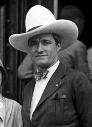 Actor Tom Mix, photographed in 1925