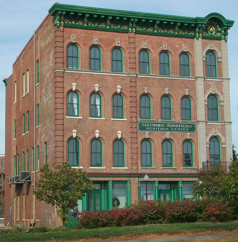 Built in 1871, the German American Heritage Center was originally a hotel for German immigrants. 