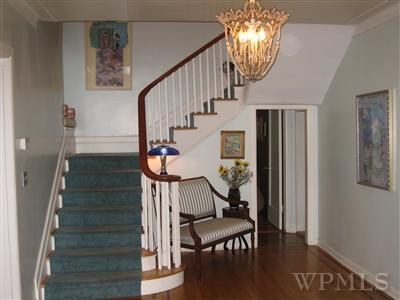 Property, Picture frame, Wood, Stairs