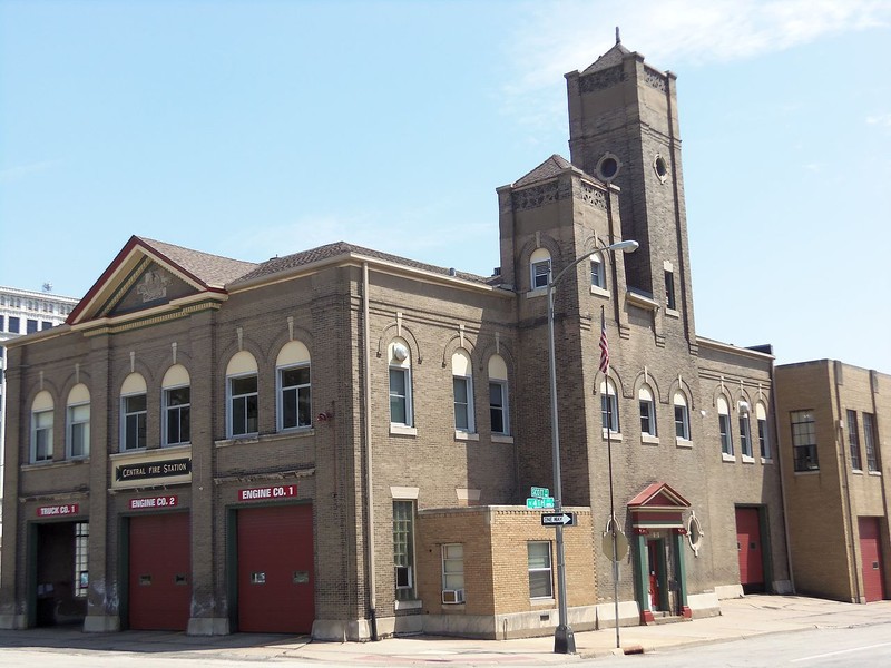 Central Fire Station was built in 1901. It is the oldest continuously used fire station west of the Mississippi River.