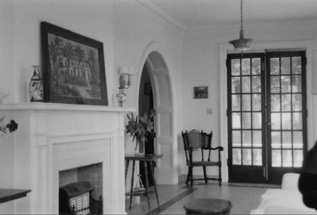 Sunroom of the mansion in 1999