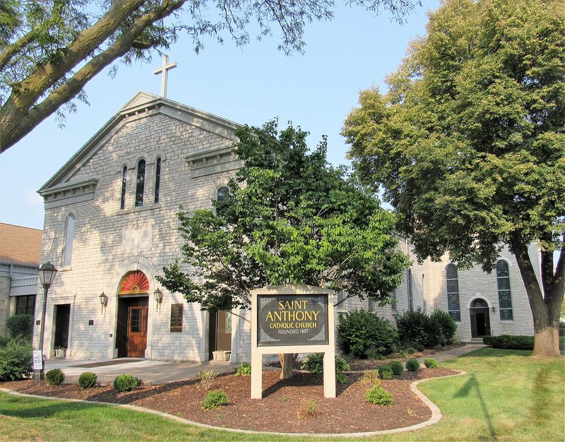 St. Anthony's Catholic Church is home to the second oldest Catholic congregation in the state.