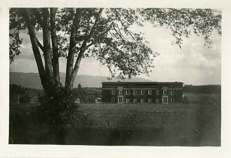 Original exterior of the old gymnasium 