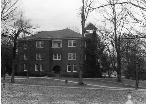 McCormick Hall in the winter, mid 1960s.