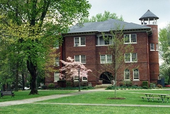 McCormick Hall in the spring.