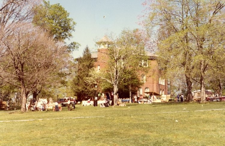 McCormick Hall during the Old Oak Festival in 1982.