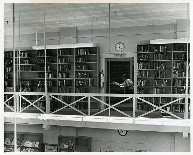 View of upper level, formerly a running track.