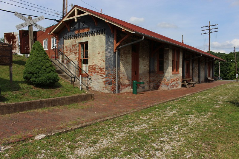 Recent photo of the B&O Depot 