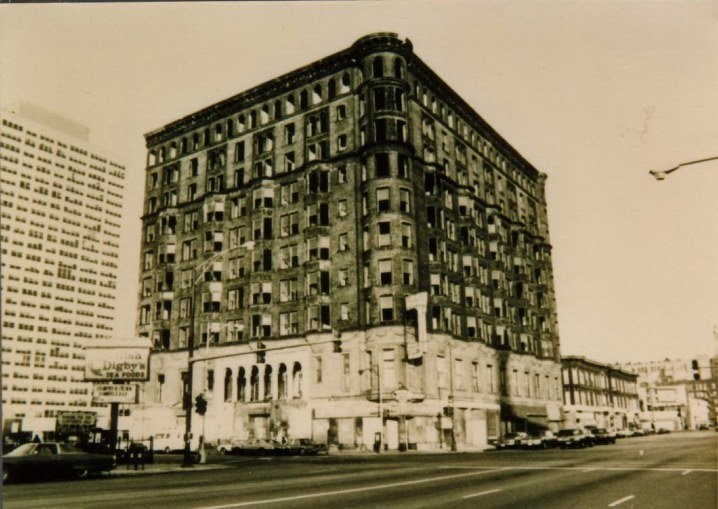 The exterior of the Lexington Hotel
(photo provided by Bill Helmer)