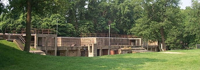 Remains of Fort Hunt's seacoast battery. In World War II, US Soldiers at Fort Hunt was the site of a Top Secret intel program