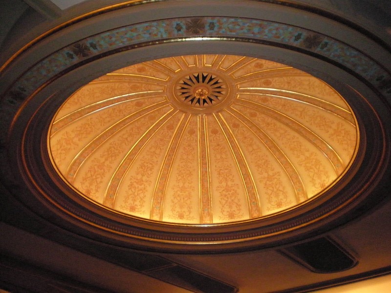 Ceiling dome found inside the Hawaii Theater