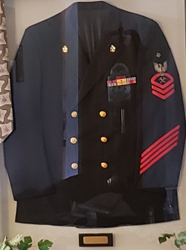 Elmer Daniel's Navy Blue Uniform