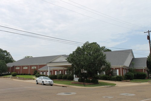 The addition to FBC, the Family Life Center, houses the gymnasium as well as the youth and college ministries.