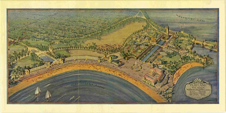 Walker and Gillette's Rendering of Playland Park (1927).