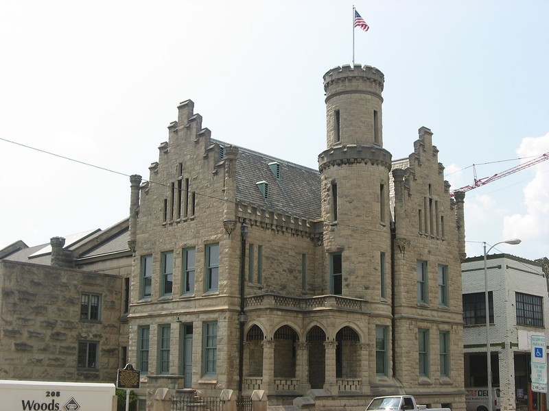 The Old Vanderburgh County Sheriff's Residence and Jail was built in 1891.