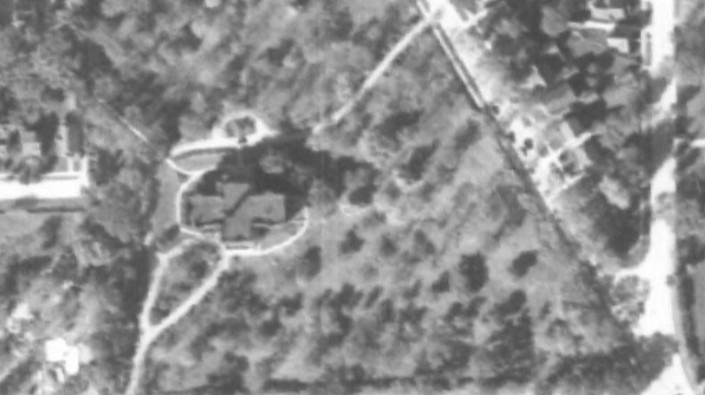 Caples Sanitarium 1941 Aerial Photo