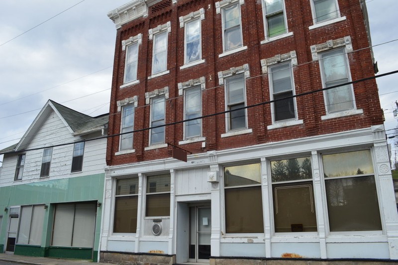 The bank building is now home to the Preston County Historical Society 