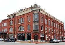 One of the contributing buildings of the Guthrie Historic District 