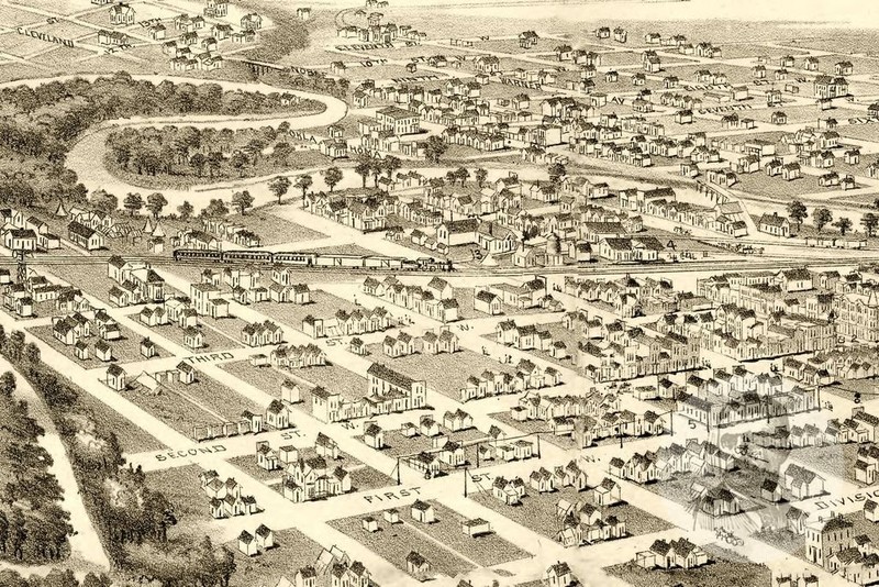 Guthrie in 1890, a year after the 1889 Land Rush