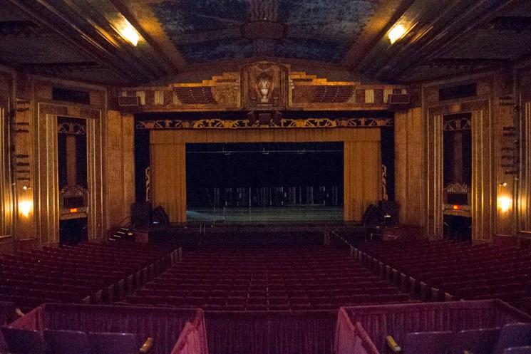 Stage of Paramount Arts Center