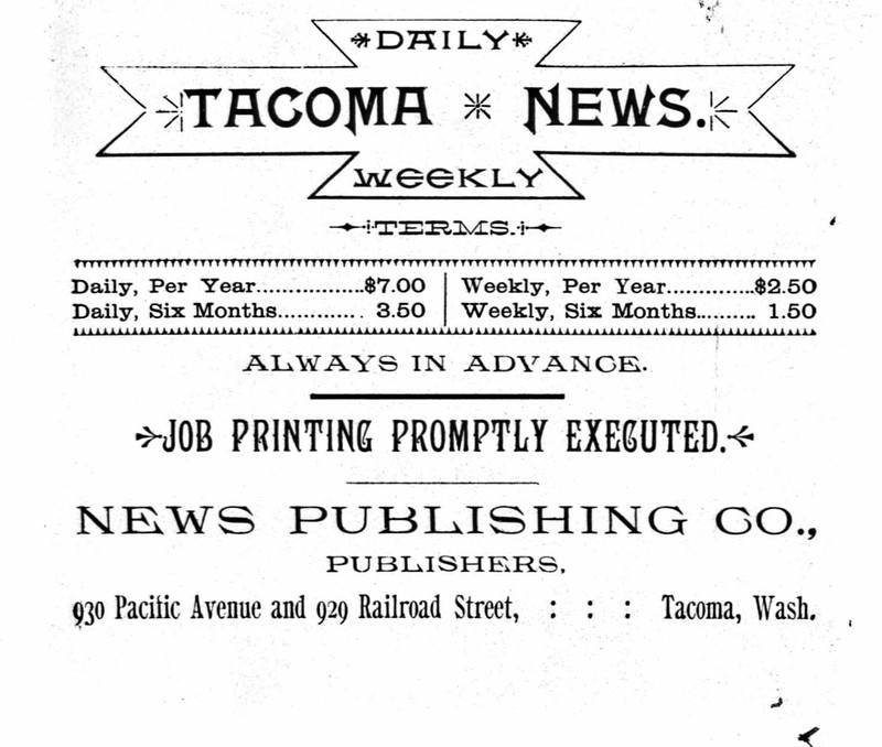 Tacoma News Ad