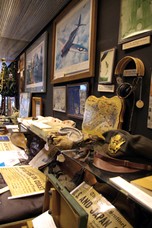 The museum features many aviation-related items on display.