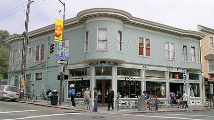 Mrs. E.P. (Stella) King Building, declared a City of Berkeley Landmark in 2004 and fully restored by Berkeley businessman John Gordon in 2006