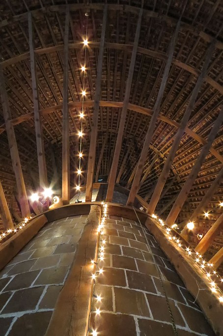 The upstairs of the barn has become a popular wedding venue. (Photo courtesy of Bubba’s Garage Blog)