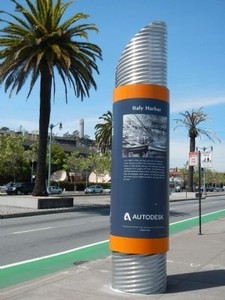 Italy Harbor Historical Marker (wide view)