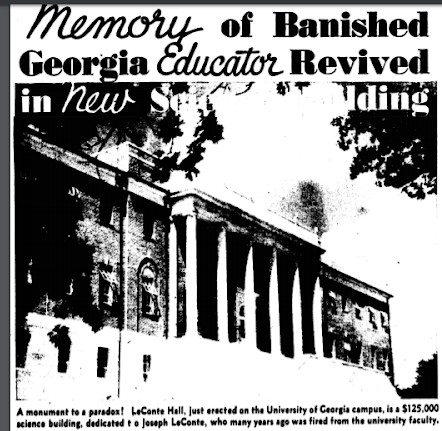 1937 Newspaper article from the AJC detailing the finished construction of the building along with the history of LeConte. 