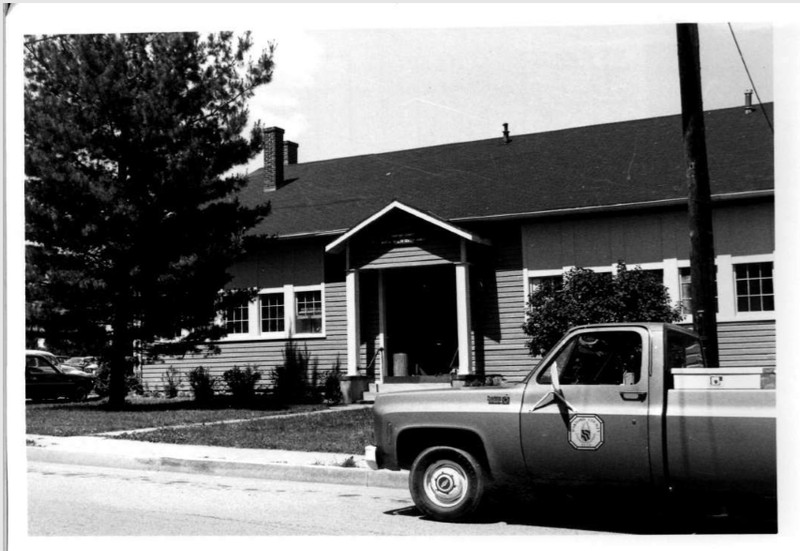 Front of the school circa 1979