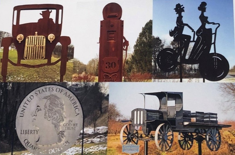 The following are photos of all 5 of these PA Roadside Giants which are located on the historic alignment of the Lincoln Highway.