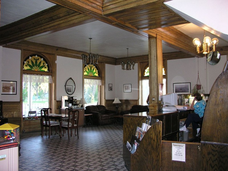 The lobby area