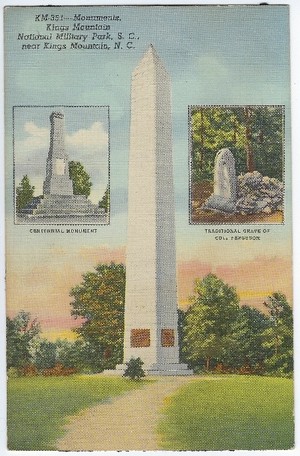 1930s Postcard of U.S. Monument 