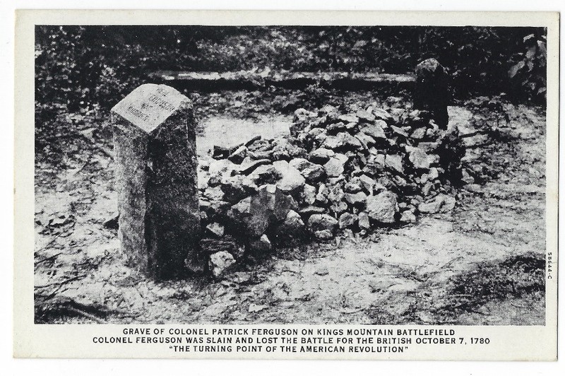 Postcard of Ferguson's grave in the 1910s