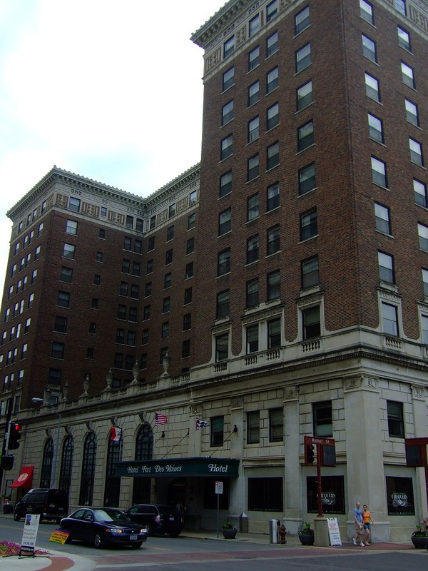Hotel Fort Des Moines was built in 1919 and has remained a key landmark in the city's history.