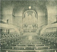 Church auditorium completed in 1891