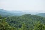 View of the Blue Ridge Mountains for Skyline Drive. 