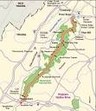 Map of Skyline Drive. 