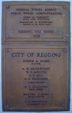 Redding Fire House Plaque