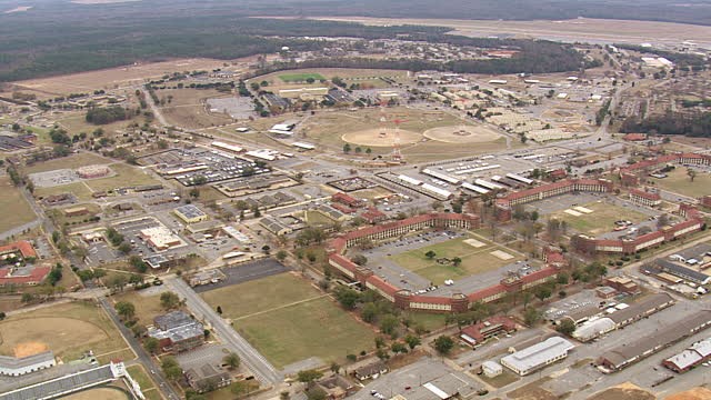 A recent aerial view of Fort Benning, which spans over 182,000 acres. 