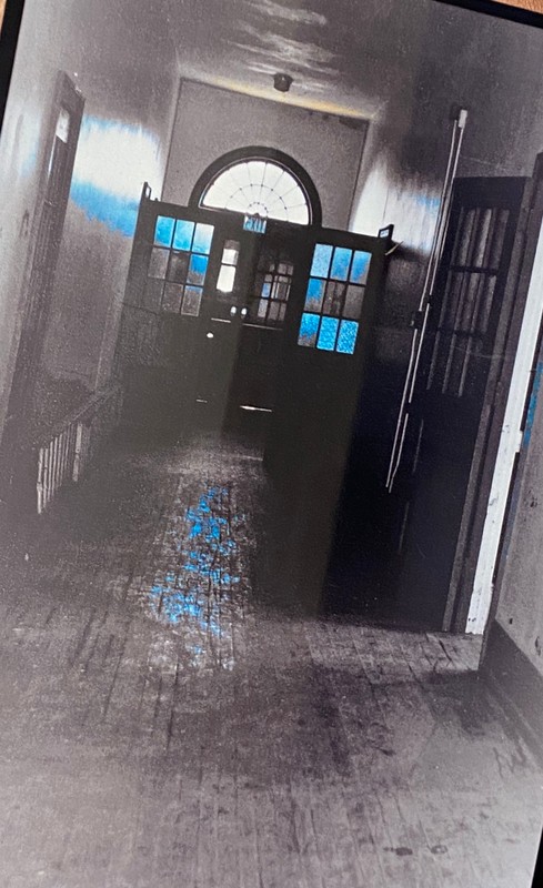 This is the original hallway located in the Havre de Grace Colored school