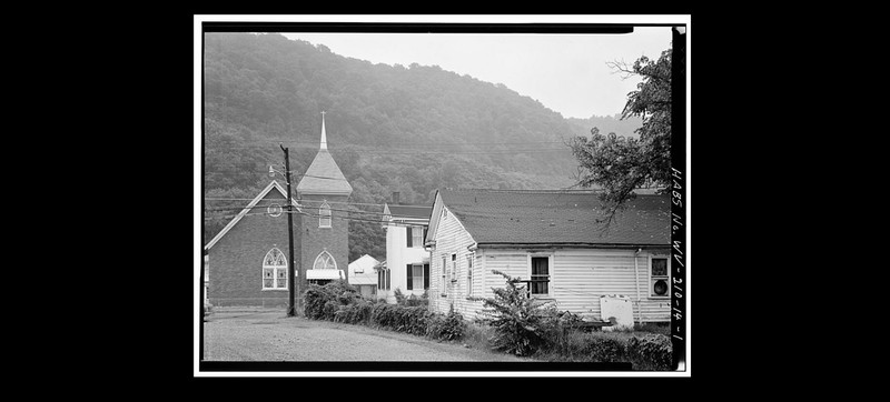 Malden Methodist Church, from west, circa 1980