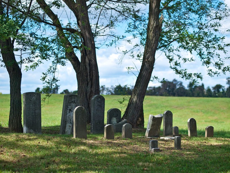 Gravestones at the Byrd Leibhart Site 