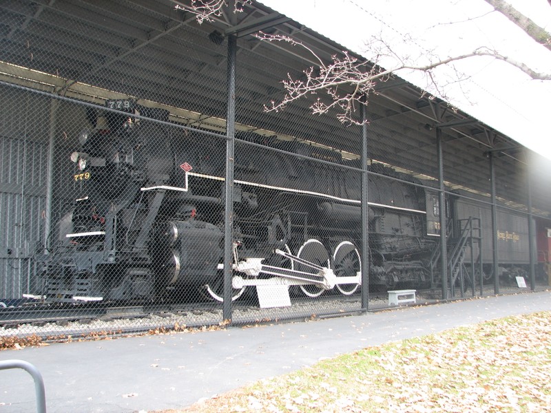 The "Berkshire-type" Locomotive No. 779, the last steam locomotive manufactured by the Lima Locomotive Works; built in 1949 for the Nickel Plate Road and now on display in Lima's Lincoln Park